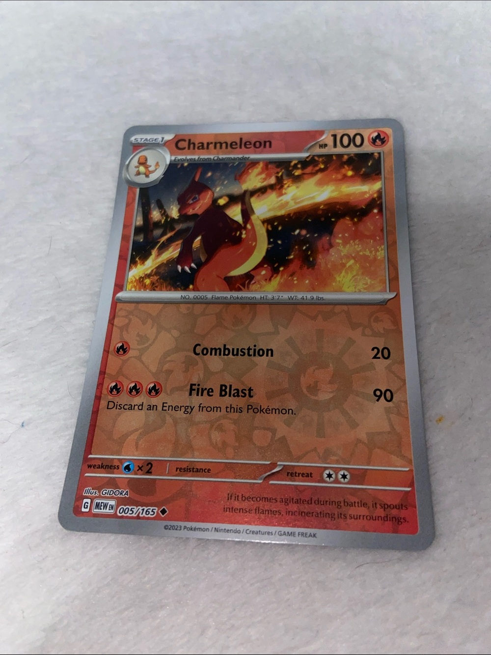 Charmeleon (005/165) Scarlet & Violet: 151